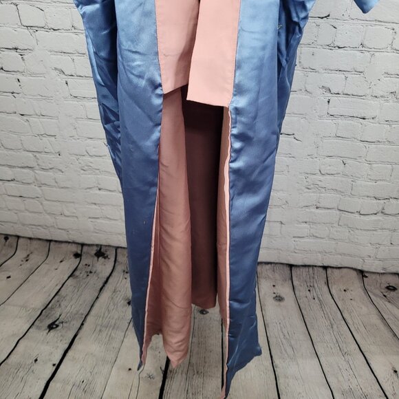 Warner Bros Productions The Last Samurai Blue Cherry Blossom Kimono Robe USA O/S - Picture 12 of 16